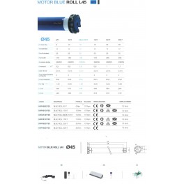 Motor Blue Roll 10/17 via cable (20 kg)cherubini